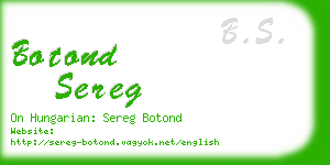 botond sereg business card